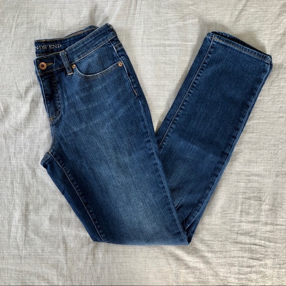 Lands' End Denim - Lands’ End Mid Rise Slim Jean✨